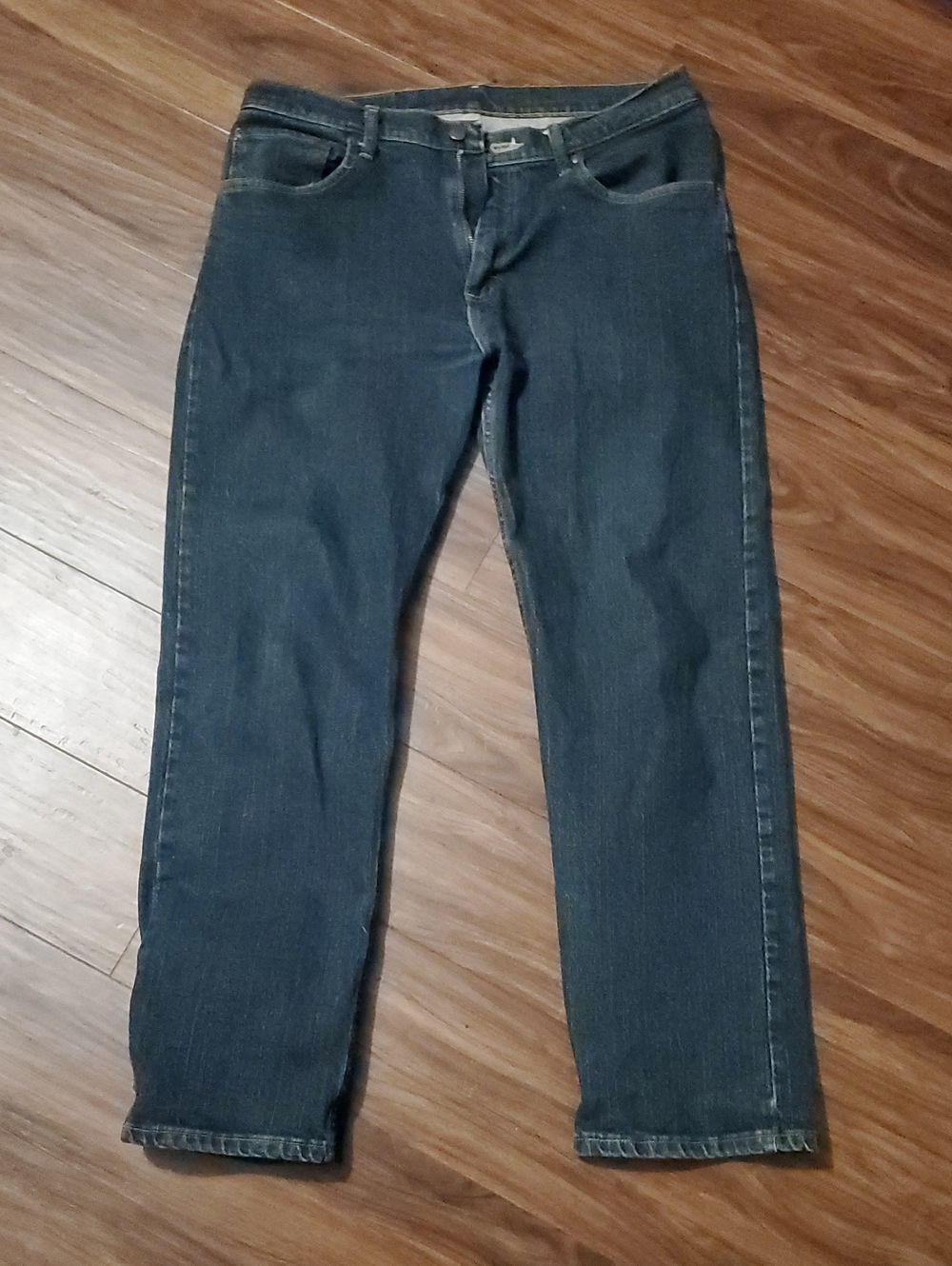 Wrangler Men's Dark Blue Advanced Comfort Fit Jeans